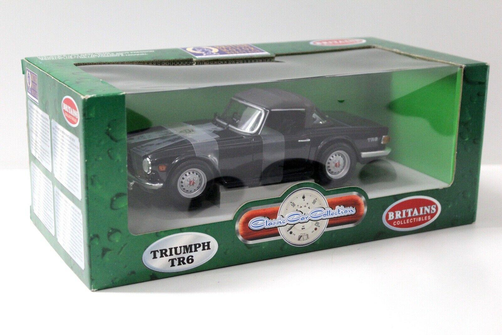 1:18 ERTL Britains Triumph TR6 Roadster dark blue
