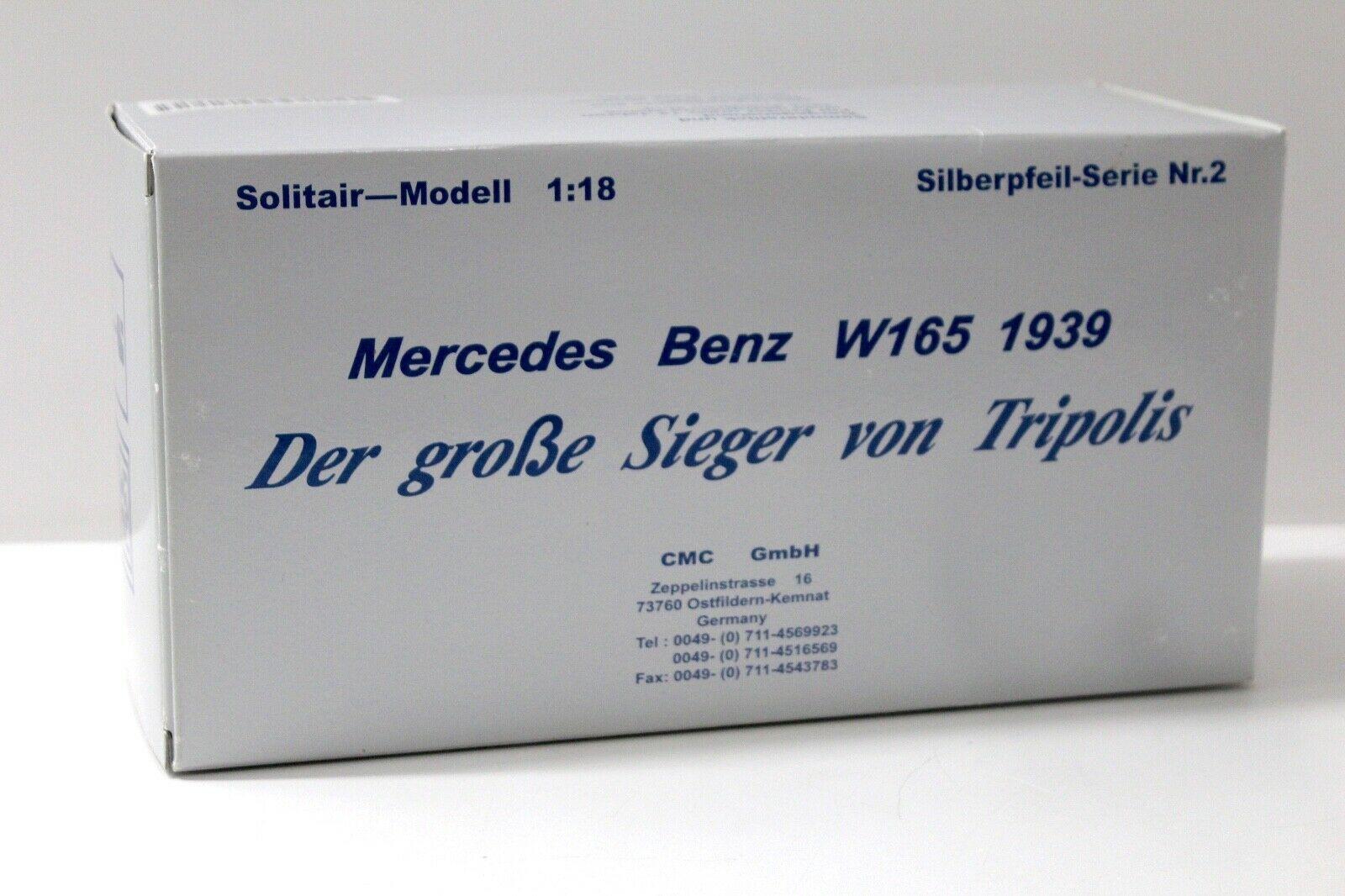 1:18 CMC Mercedes W165 Sieger von Tripolis 1939