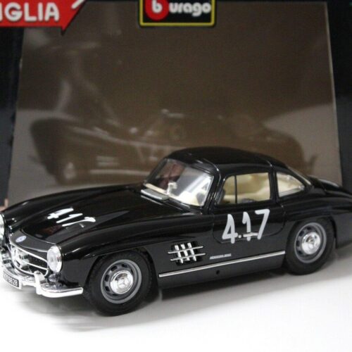 1:18 Bburago Mercedes 300 SL *MILLE MIGLIA* #417 black