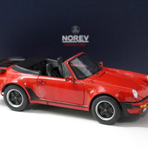 1:18 Norev Porsche 911 Turbo Cabriolet G-Modell red 1987