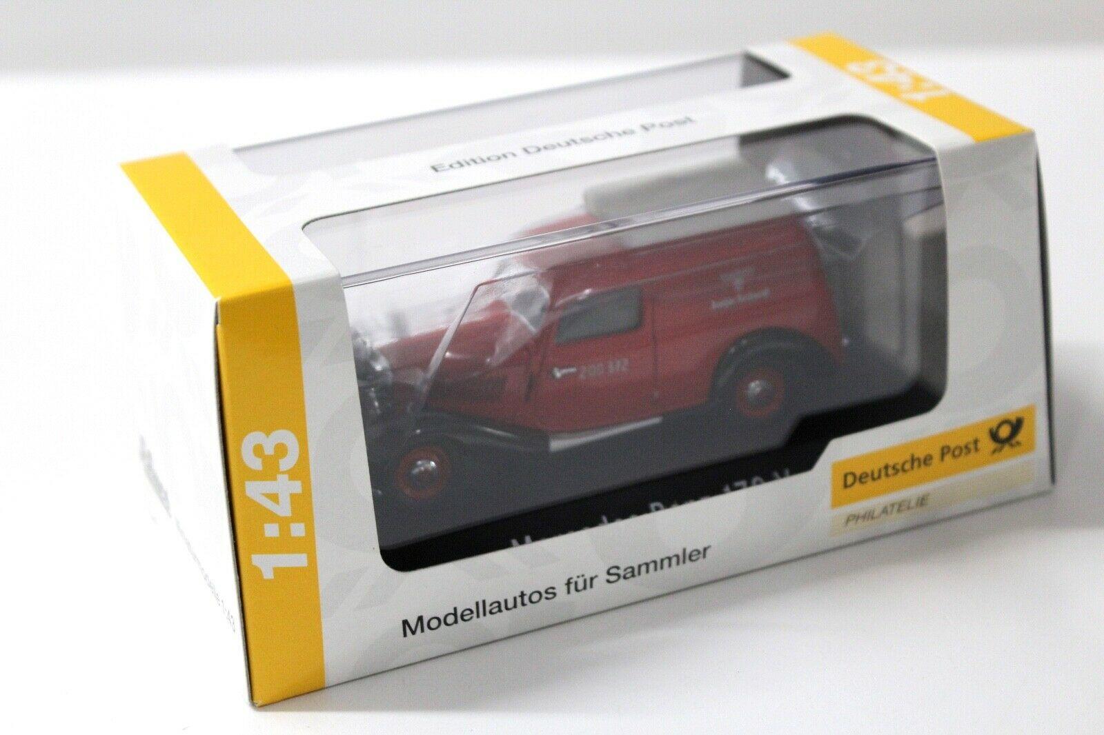 1:43 Schuco Mercedes 170V Kasten Deutsche Reichspost red