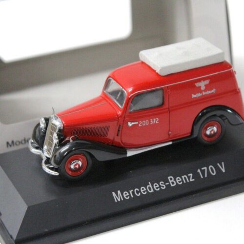 1:43 Schuco Mercedes 170V Kasten Deutsche Reichspost red