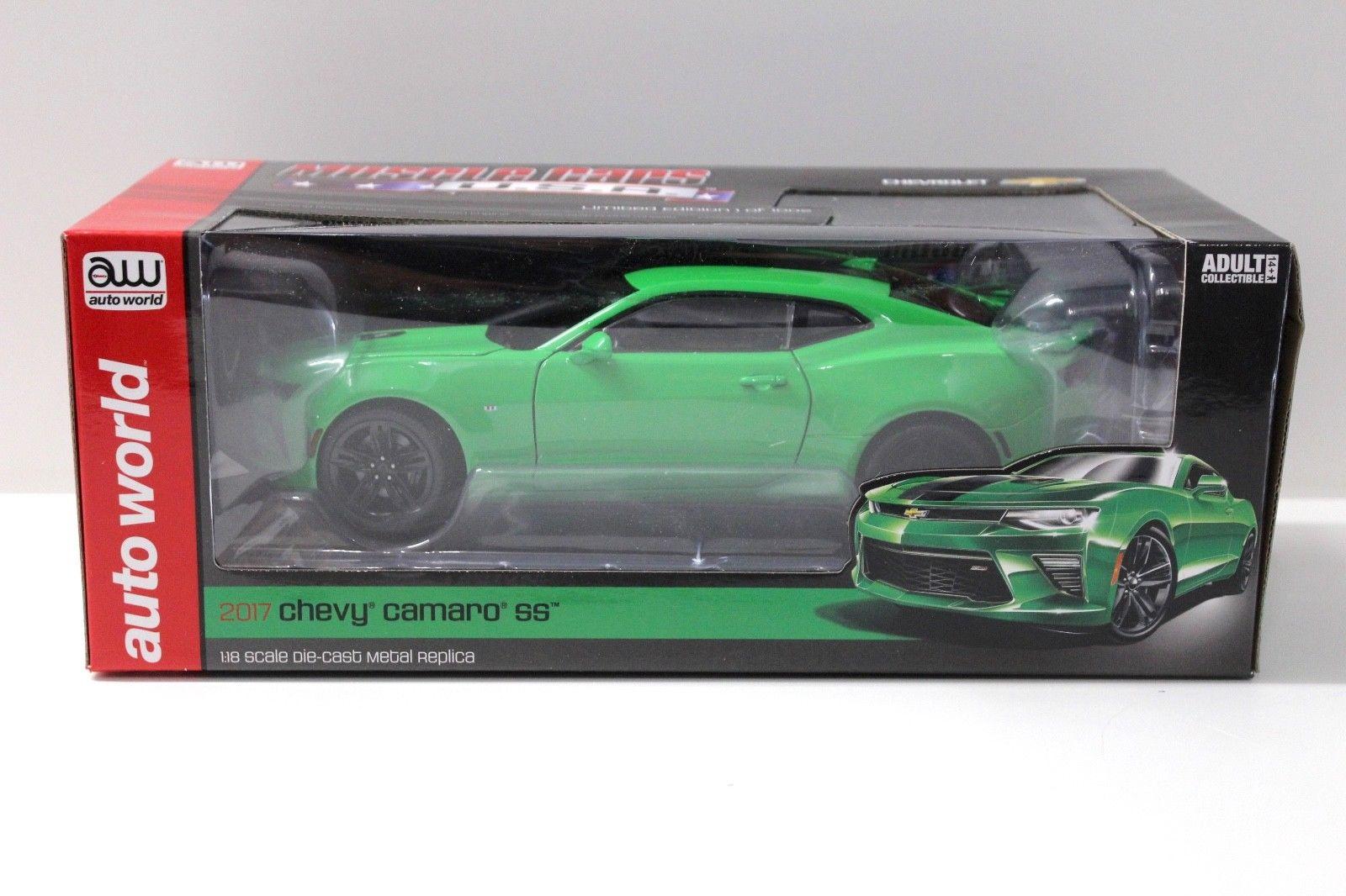1:18 AUTO World Chevrolet Camaro SS 2017 Krypton green