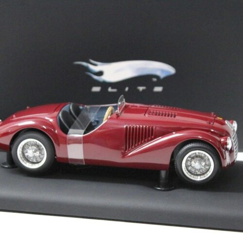 1:18 Hot Wheels SUPER Elite Ferrari 125 S dark red *LEATHER BASE*