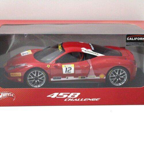 1:18 Hot Wheels Ferrari 458 Challenge 2011 red #12