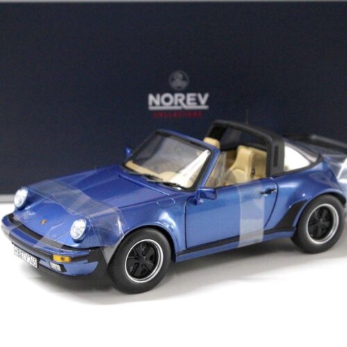 1:18 Norev Porsche 911 Turbo Targa 3.3 blue 1987