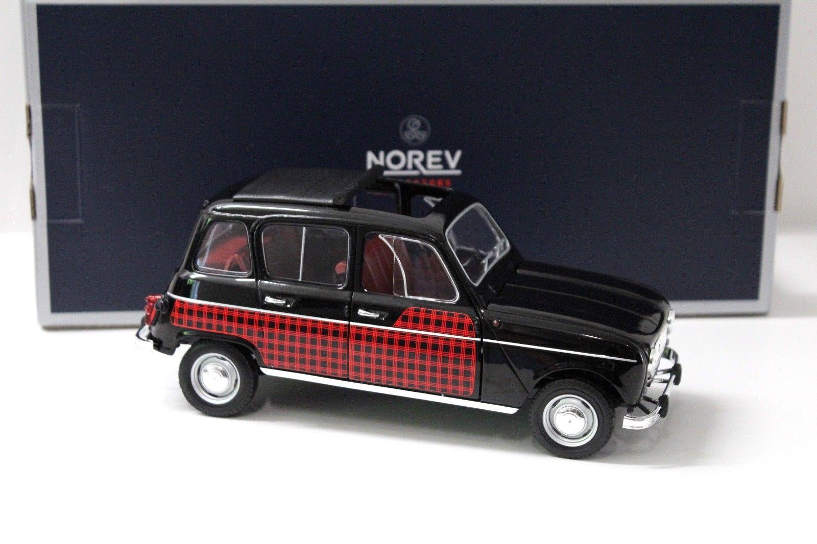 1:18 Norev Renault 4 Parisienne 1964 black/ red