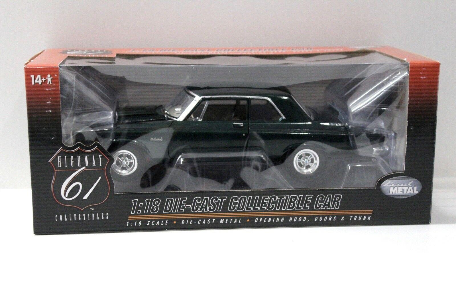 1:18 Highway61 Plymouth Belvedere 1965 mystic green