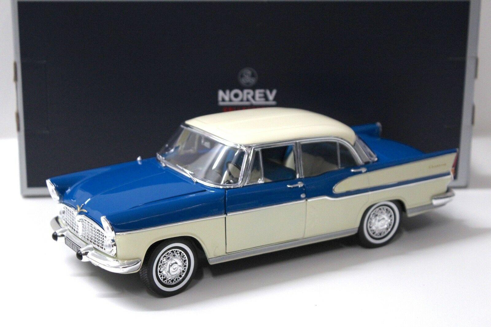 ID 45932 orig.jpg 1:18 Norev Simca Vedette Chambord 1960 blue/ beige