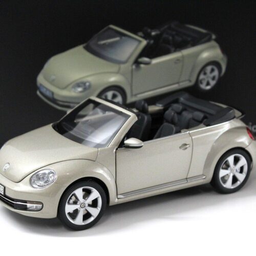 1:18 Kyosho Volkswagen VW Beetle Cabrio Moon-rock-silver DEALER VERSION