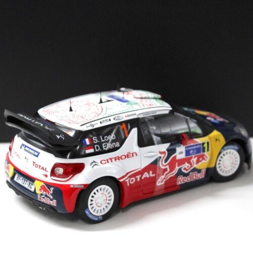 1:18 Norev Citroen DS3 Rallye WRC #1 Loeb Mexico 2011 Red Bull Racing
