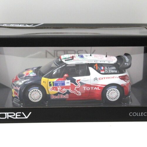 1:18 Norev Citroen DS3 Rallye WRC #1 Loeb Mexico 2011 Red Bull Racing
