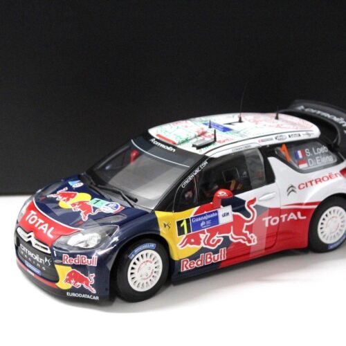 1:18 Norev Citroen DS3 Rallye WRC #1 Loeb Mexico 2011 Red Bull Racing
