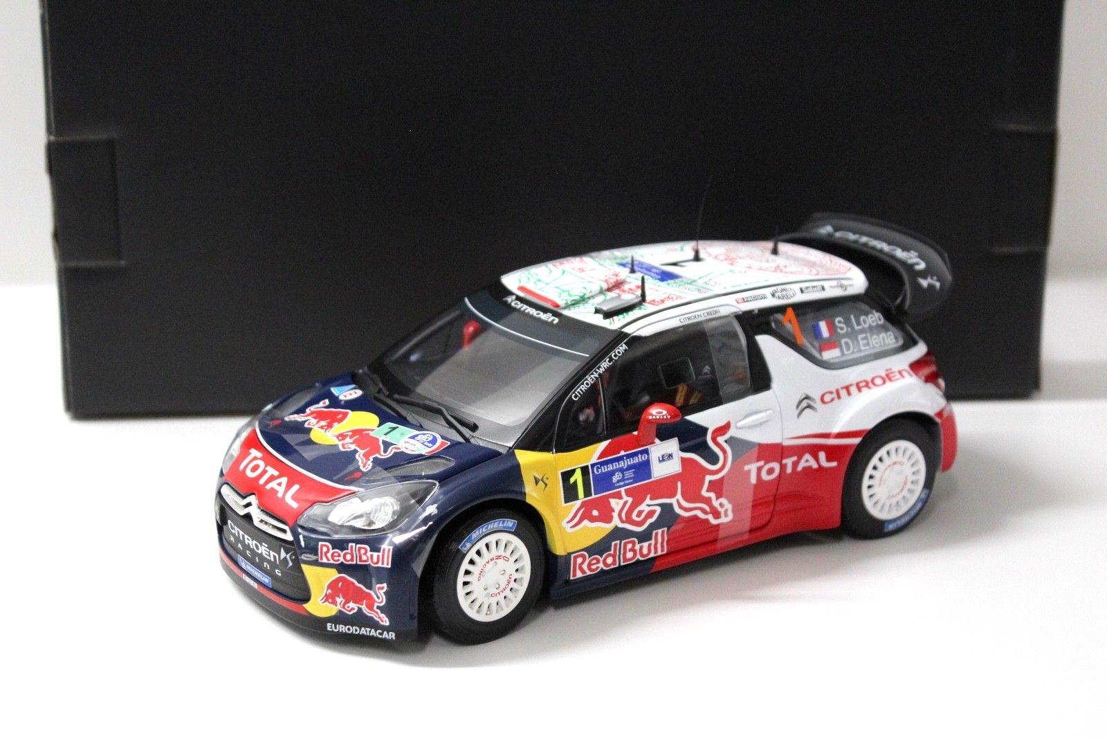 ID 46003 orig.jpg 1:18 Norev Citroen DS3 Rallye WRC #1 Loeb Mexico 2011 Red Bull Racing