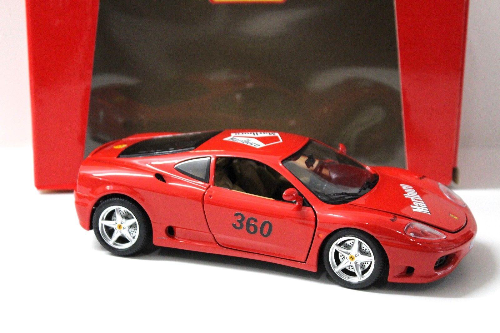1:18 Bburago Ferrari 360 Modena Coupe MARLBORO red