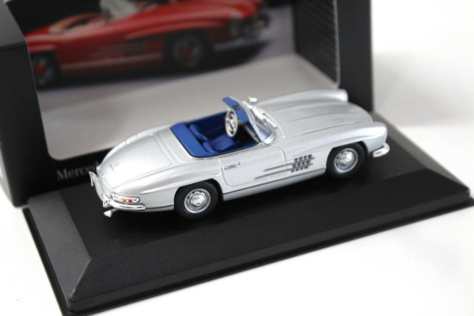 1:43 Premium Collectibles Mercedes 300SL Roadster silver DEALER VERSION