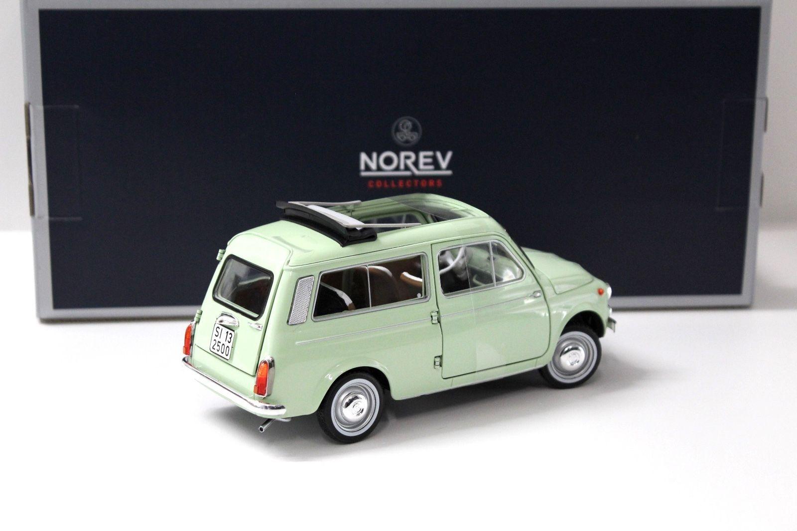 1:18 Norev Fiat 500 Giardiniera 1962 light green
