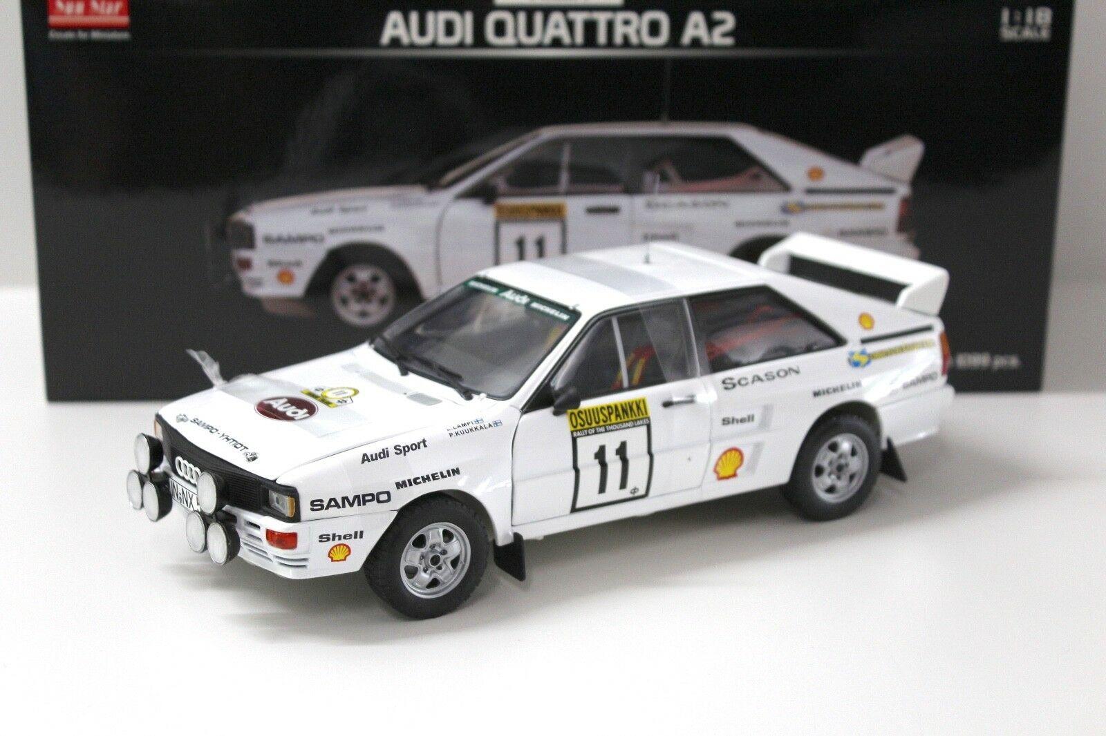 1:18 Sun Star Audi Quattro A2 Lakes Rally 1983 #11 white