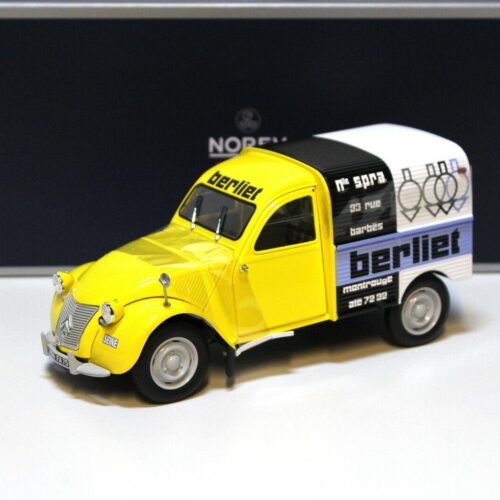 1:18 Norev Citroen 2CV Fourgonnette Assistance Berliet yellow
