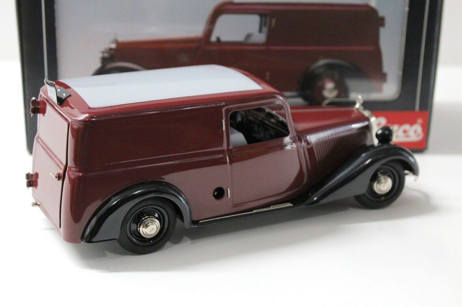 1:18 Schuco Mercedes 170V Kasten dark red/ black
