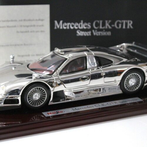 1:18 Maisto Mercedes CLK GTR Street RHODIUM EDITION