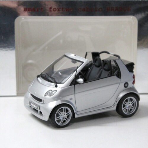 1:18 Kyosho Smart Fortwo Cabrio Brabus silver DEALER VERSION