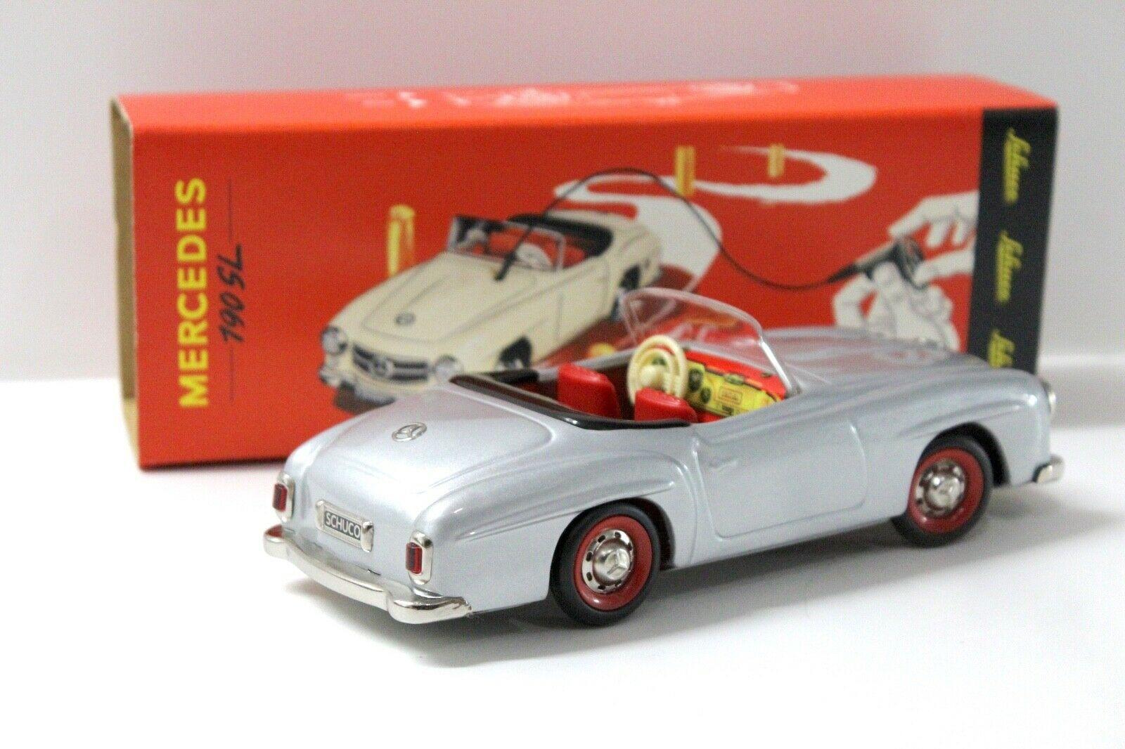 Schuco 2095 Fernlenkauto Mercedes 190SL silver