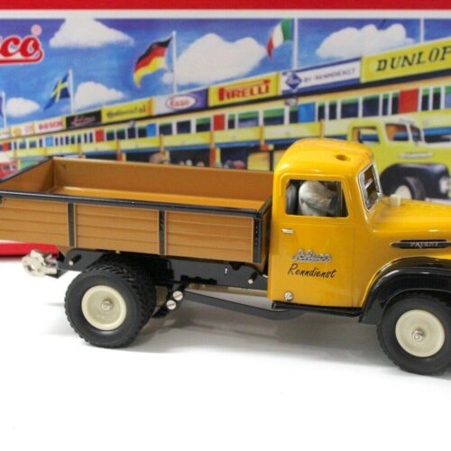 Schuco Construction Pritschenwagen LKW Schuco Renndienst yellow