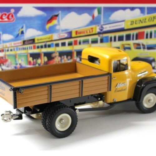 Schuco Construction Pritschenwagen LKW Schuco Renndienst yellow