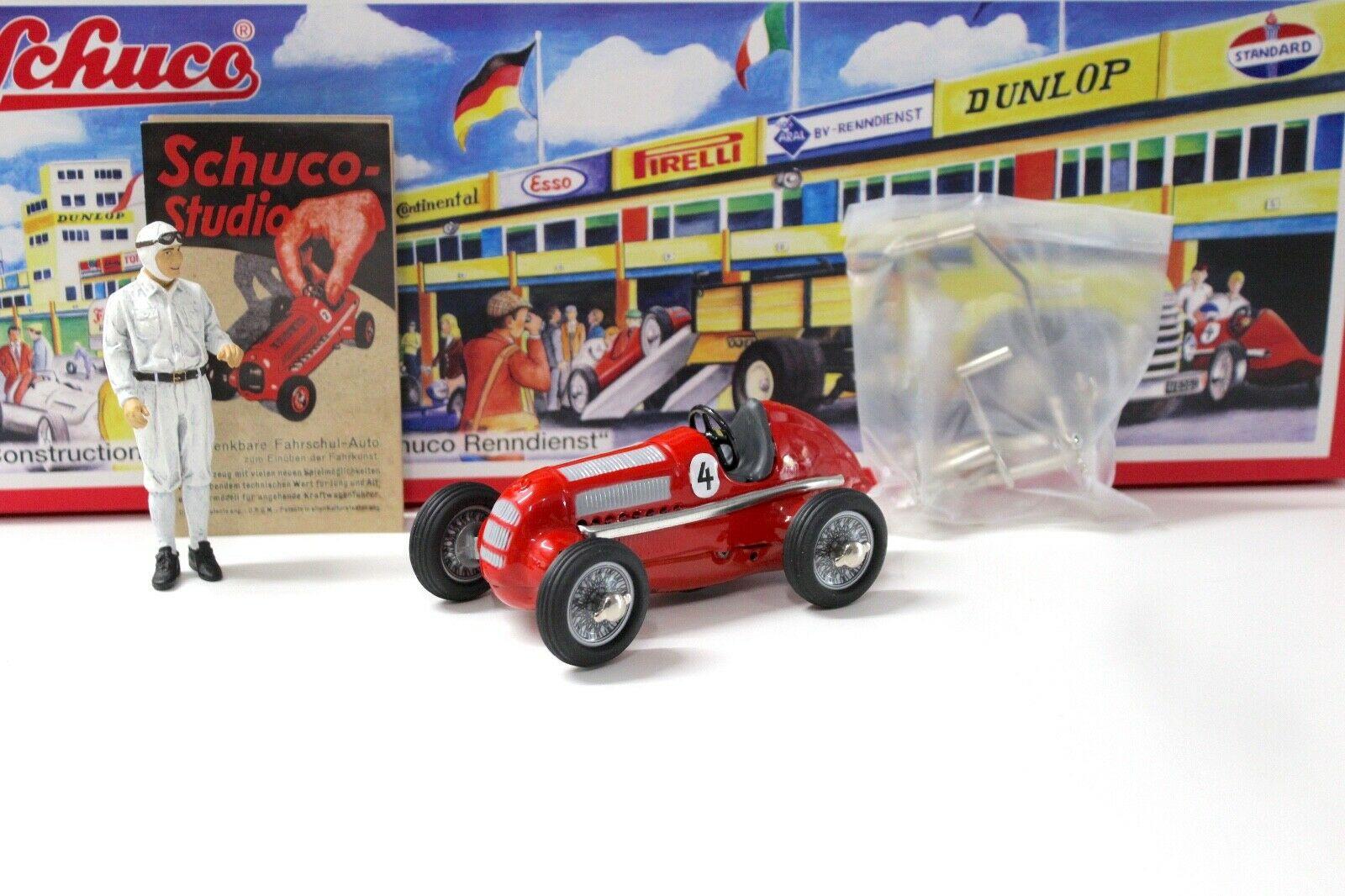 Schuco Construction Pritschenwagen LKW Schuco Renndienst yellow