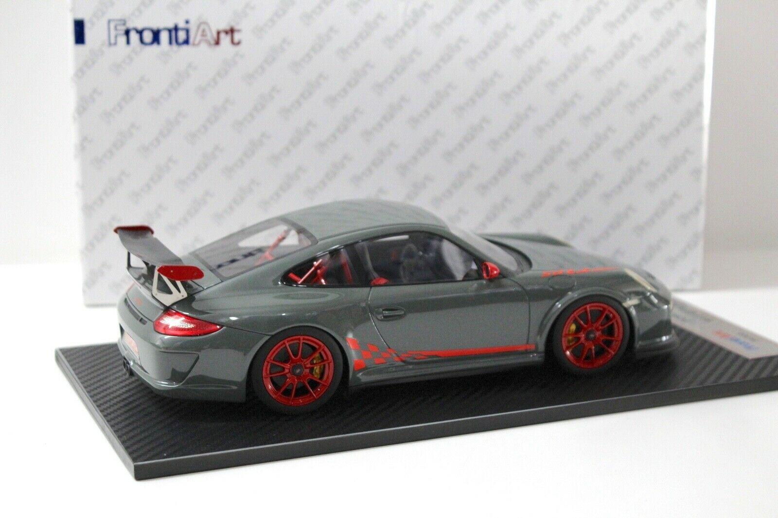 1:18 FrontiArt Porsche 911 (997.2) GT3 RS grey/ red