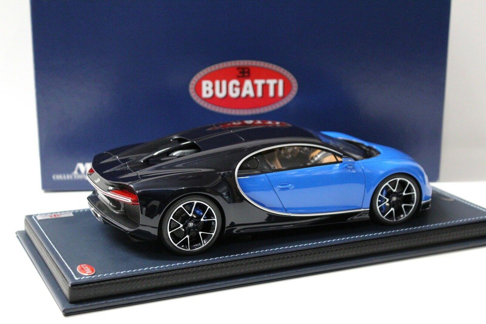 1:18 MR Collection Bugatti Chiron blue/ black Le Patron