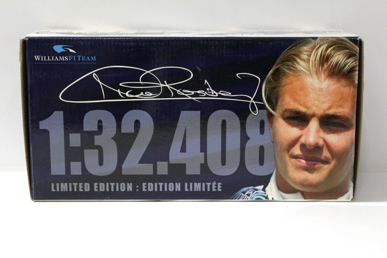 1:18 Hot Wheels Williams F1 FW28 Rosberg 2006 GP Bahrain