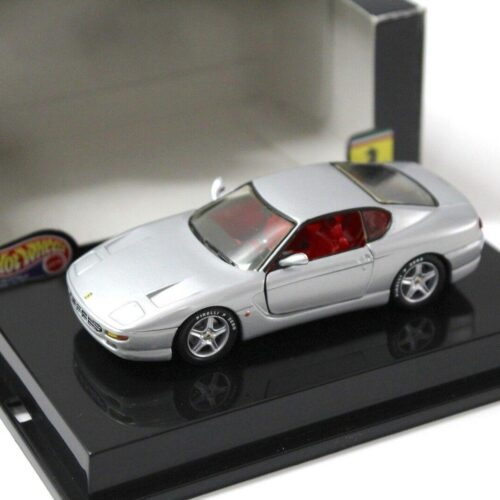1:43 Hot Wheels Ferrari 456 GT Coupe silver