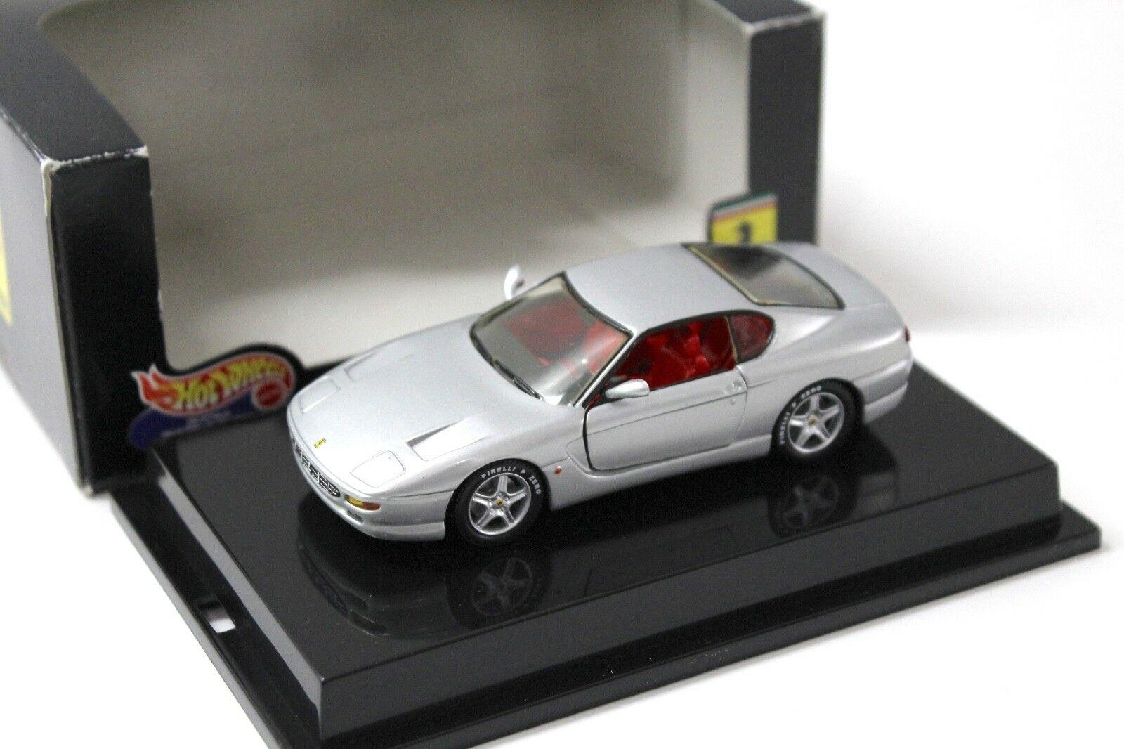 ID 46638 orig.jpg 1:43 Hot Wheels Ferrari 456 GT Coupe silver