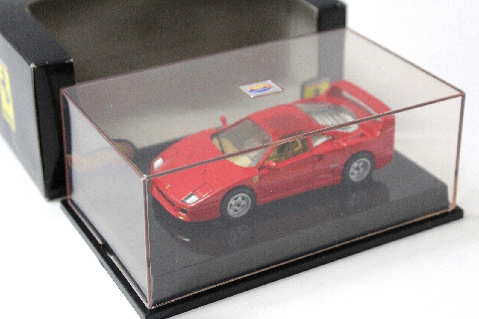 1:43 Hot Wheels Ferrari F40 red