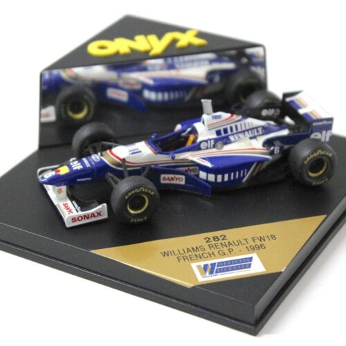 1:43 Onyx Williams Renault FW18 French GP 1996 #6