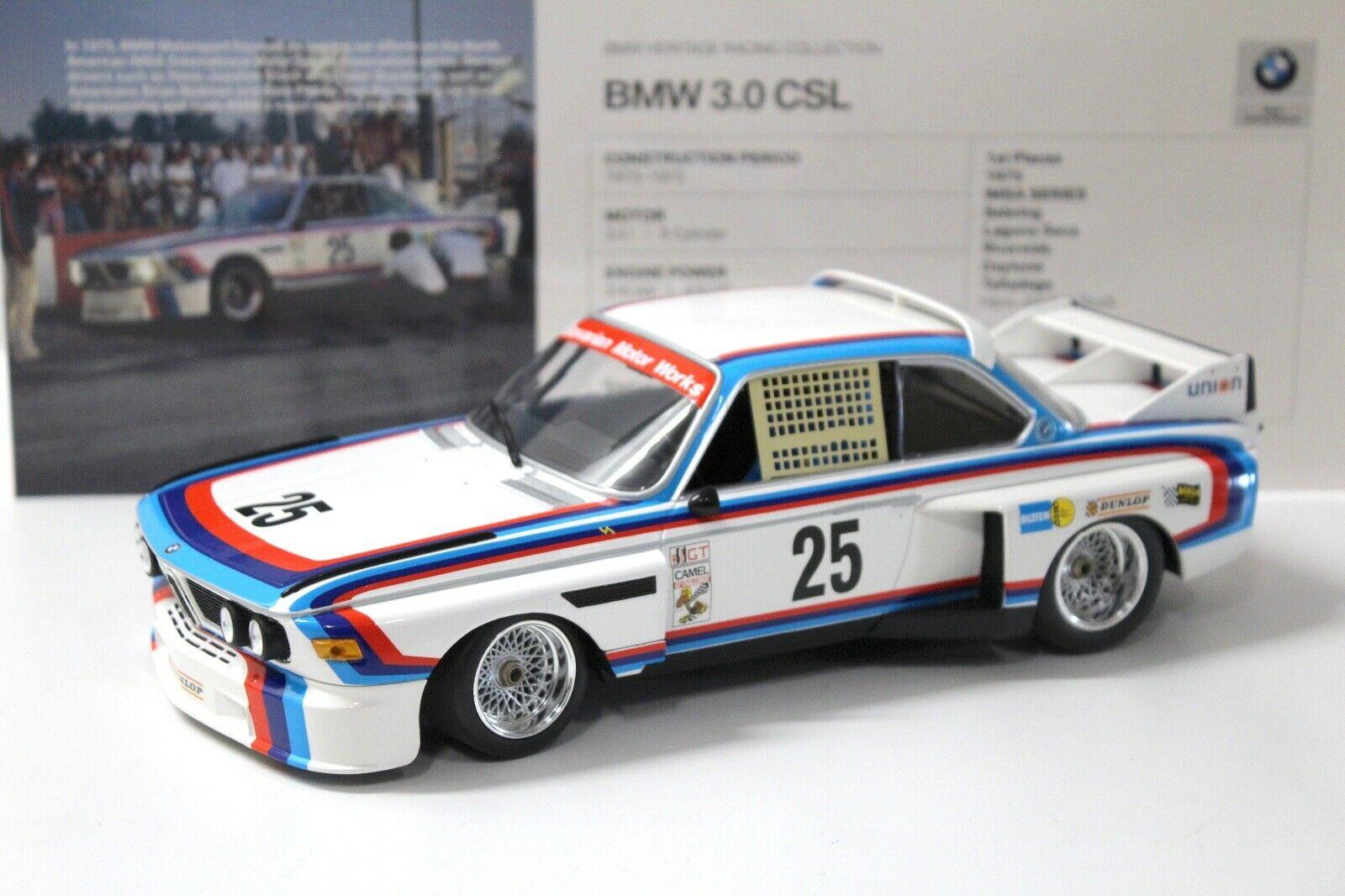 ID 46695 orig.jpg 1:18 Minichamps BMW 3.0 CSL #25 Sebring 1975 Stuck DEALER VERISON