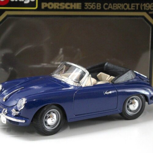 1:18 Bburago Porsche 356B Cabriolet dark blue