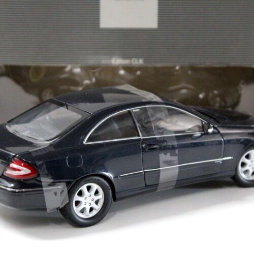 1:18 Kyosho Mercedes CLK Coupe dark blue DEALER VERSION