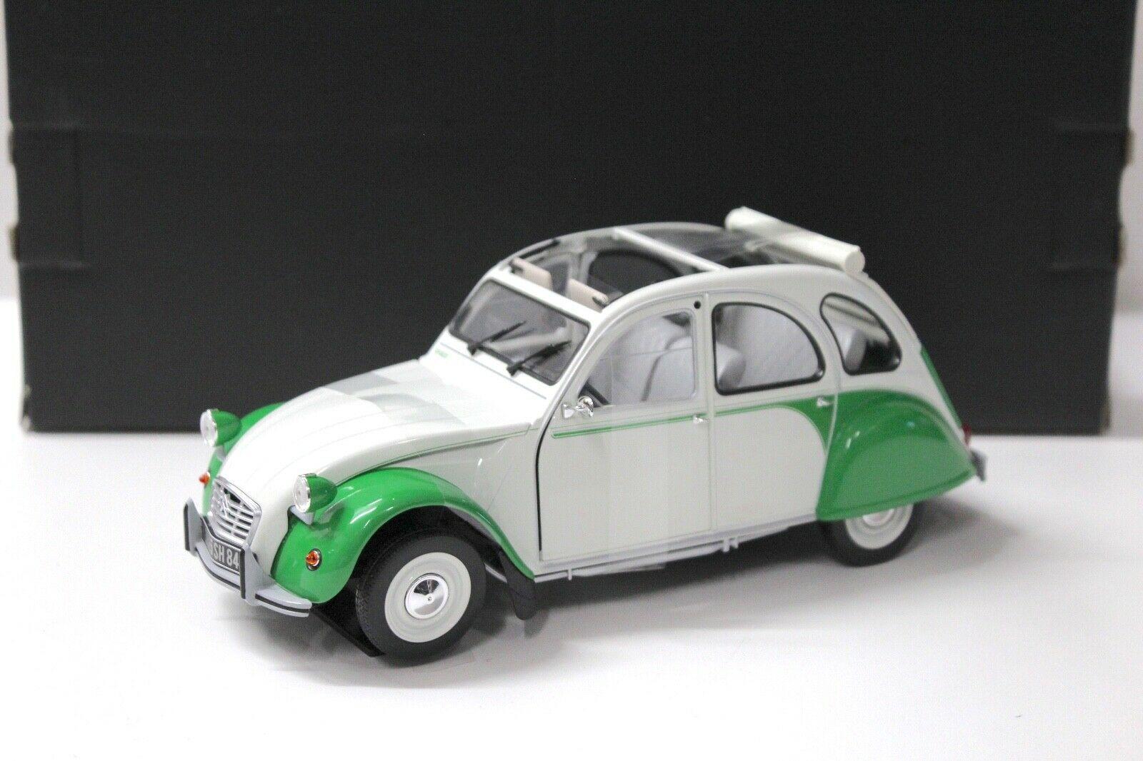 1:18 Norev Citroen 2CV Dolly 1985 white /green
