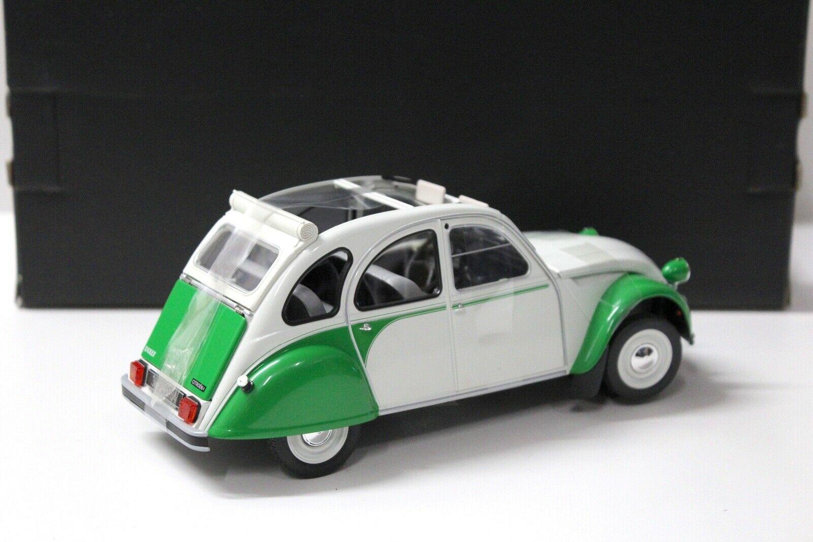 1:18 Norev Citroen 2CV Dolly 1985 white /green