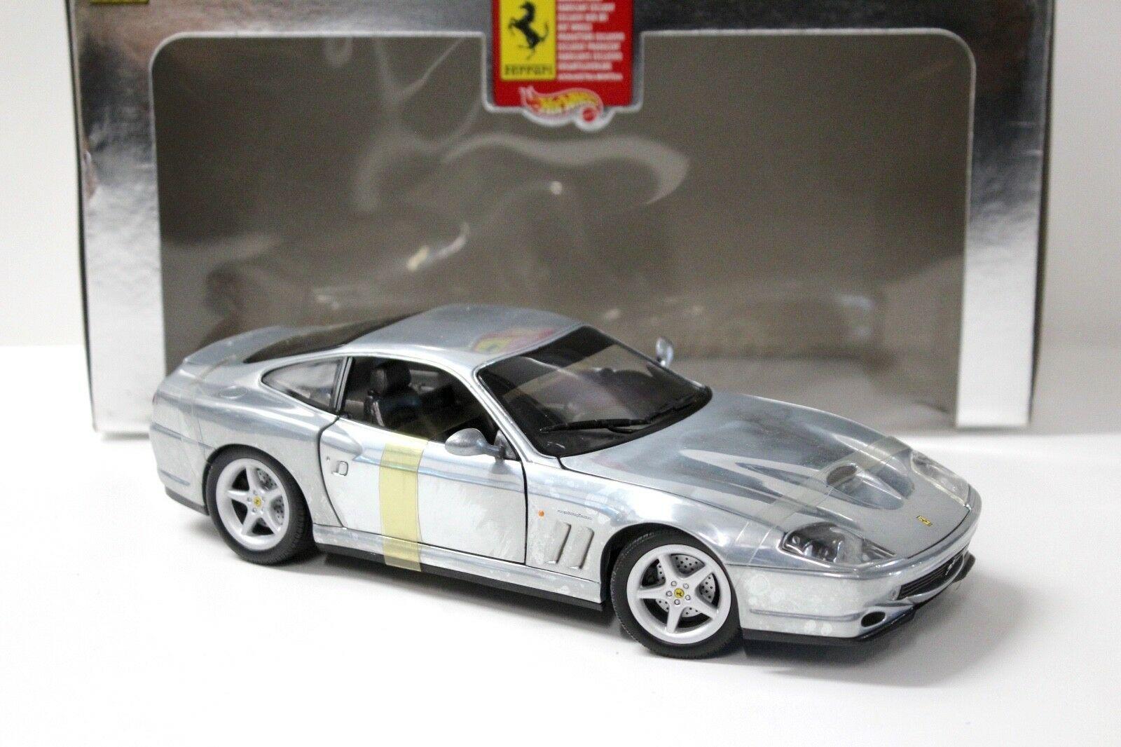 1:18 Hot Wheels Ferrari 550 Maranello Coupe metal polish
