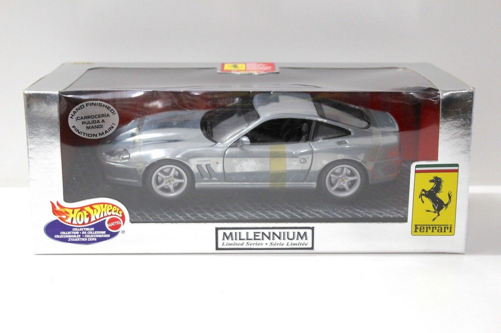 1:18 Hot Wheels Ferrari 550 Maranello Coupe metal polish