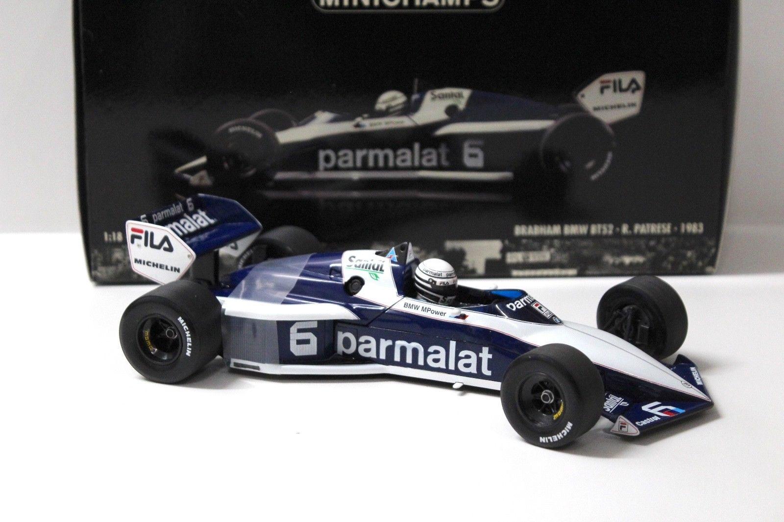 1:18 Minichamps Brabham BMW BT52 R.Patrese 1983 #6 parmalat