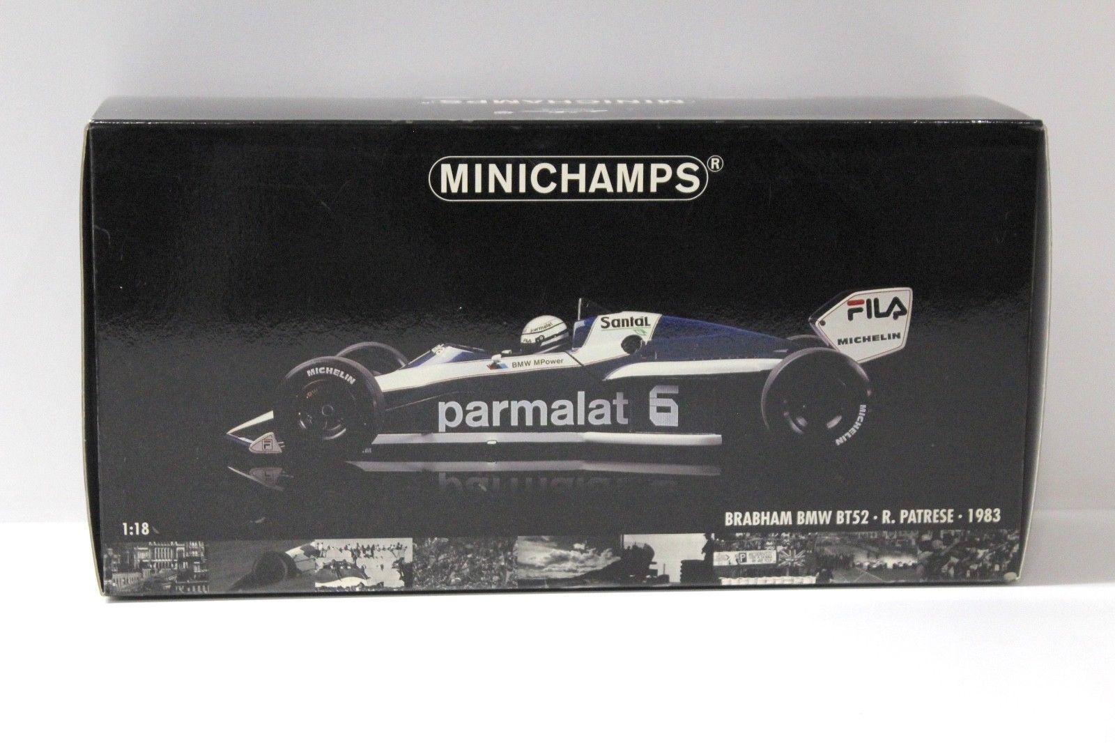 1:18 Minichamps Brabham BMW BT52 R.Patrese 1983 #6 parmalat