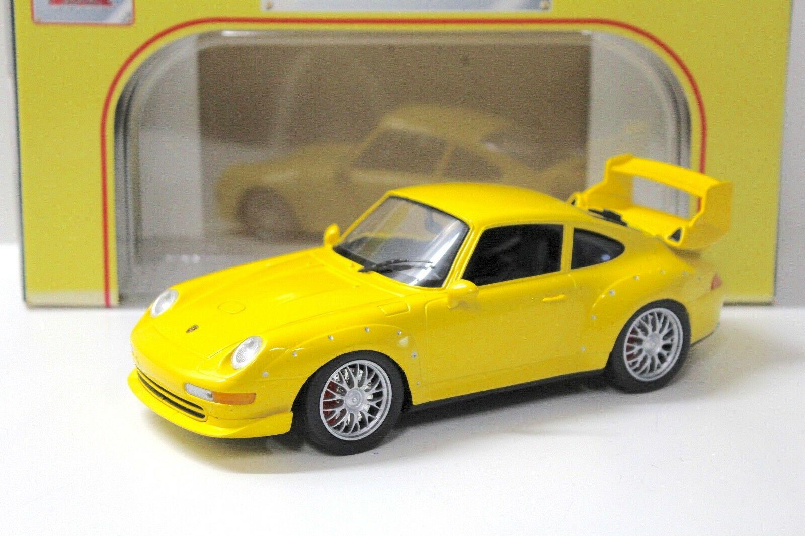 1:18 Anson Porsche 911 993 GT2 Coupe yellow