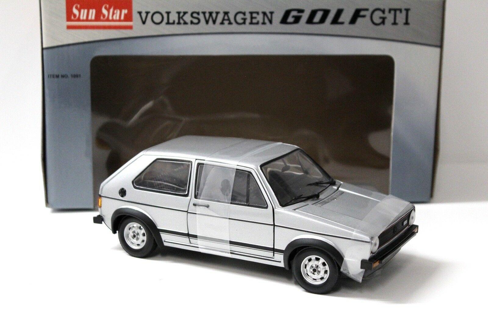 1:18 Sun Star VW GOLF MKI 1 GTI silver