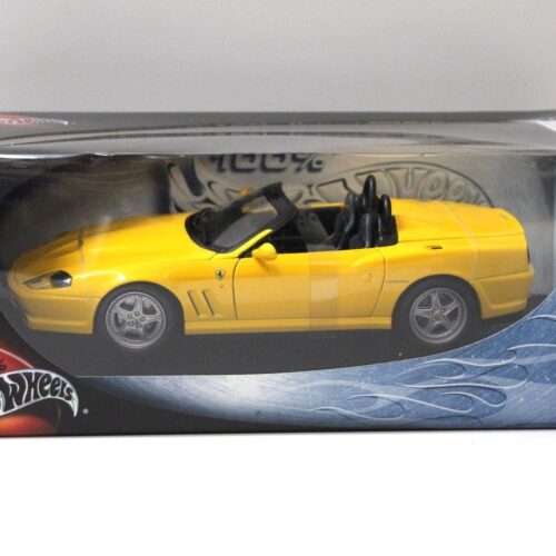 1:18 Hot Wheels Ferrari 550 Barchetta Pininfarina yellow