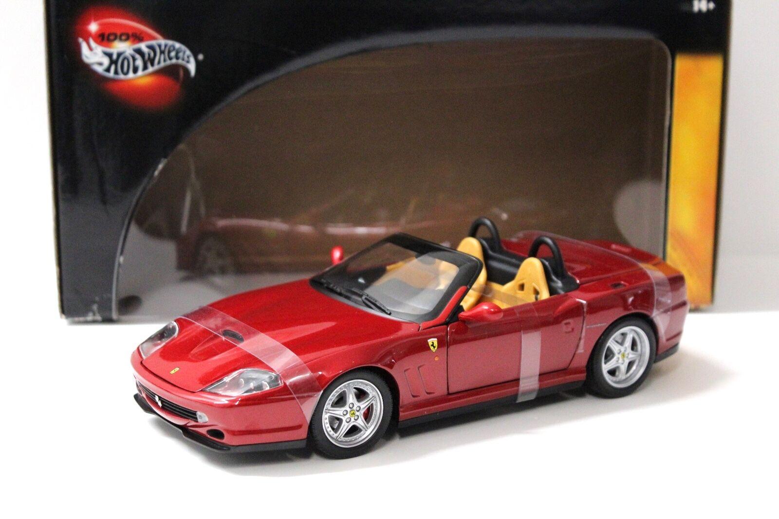 ID 46966 orig.jpg 1:18 Hot Wheels Ferrari 550 Barchetta Pininfarina wine red